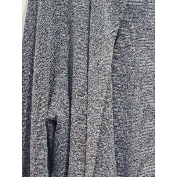 Chicos Womens Open Front Cardigan Sweater Gray Size 2 Long Sleeve Lightweight - Picture 8 of 9